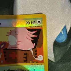 Chansey 72/165 Reverse Holo Expedition Base Set LP Pokemon Single Card - Image 3