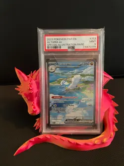 PSA 9 MINT Altaria Ex Special Illustration Rare Pokemon Paradox Rift 253/182 - Image 1