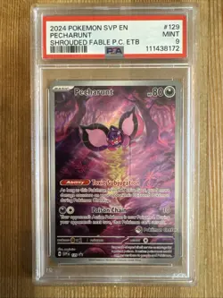 Pecharunt Promo (Pokemon Center Exclusive) - SVP129 - Shrouded Fable - PSA 9 - Image 1