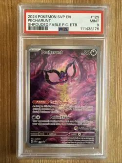 Pecharunt Promo (Pokemon Center Exclusive) - SVP129 - Shrouded Fable - PSA 9 - Image 1