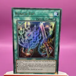 Runick Tip TAMA-EN029 Ultra Rare Near Mint 1st Edition Yugioh - Image 1