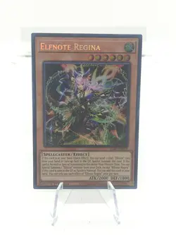 Konami Yu-Gi-Oh! Elfnote Regina BLZD-EN014 Secret Rare 1st Ed EN - Image 1