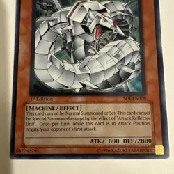 SOI-EN006 Cyber Barrier Dragon Ultimate Rare 1st Edition Yugioh Card LP - Image 3