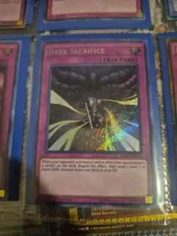 Yugioh Dark Sacrifice BLHR-EN056 Secret Rare 1st Ed NM - Image 1