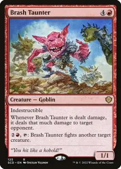 Brash Taunter - Starter Commander Decks SCD - MTG - NM Magic - 125 R - Image 1