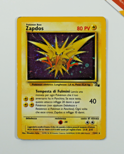 Pokemon Zapdos 15/62 Holo Unlimited Fossil 2000 Italiano - Image 1