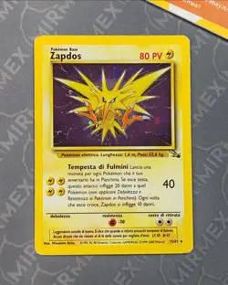 Pokemon Zapdos 15/62 Holo Unlimited Fossil 2000 Italiano - Image 2
