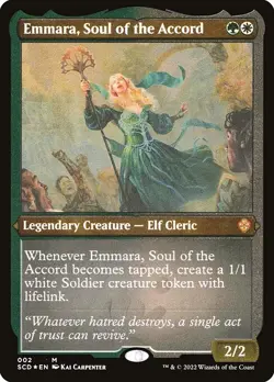 Emmara, Soul of the Accord (Foil Etched) - Starter Commander Decks SCD - MTG - N - Image 1