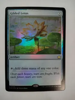 Gilded Lotus 725 R Foundations Magic: The Gathering Foil Near Mint - Image 1