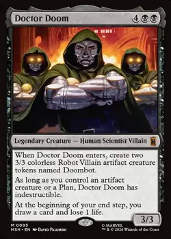 Doctor Doom - 95 - Foil - MSH - NM - MTG Magic the Gathering - Image 1