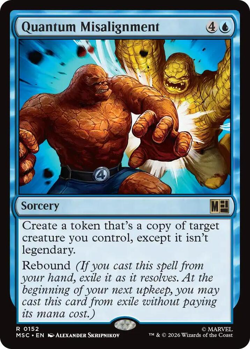 MTG magic 1x Quantum Misalignment (M/NM) Commander Marvel Super Heroes - Image 1