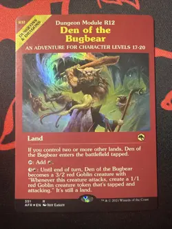 Den of the Bugbear (Dungeon Module) Adventures in the Forgotten Realms Regular - Image 1