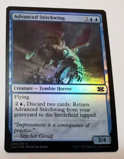 MTG Advanced Stitchwing 036 2X2 Double Masters 2022 Foil Common NM x1 - Image 1