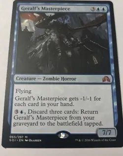 Geralf's Masterpiece Shadows Over Innistrad Regular Free Shipping lite play MTG - Image 1