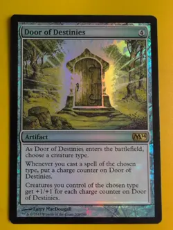 Door of Destinies. FOIL version Artifact Rare MTG Card. Core Set 2014. M14 - Image 1