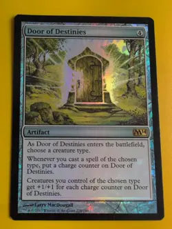 Door of Destinies. FOIL version Artifact Rare MTG Card. Core Set 2014. M14 - Image 2