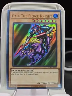 Yu-Gi-Oh! Gaia The Fierce Knight LOB-006 25th Anniversary Ultra Rare NM - Image 1