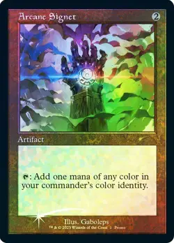 Arcane Signet Foil Retro Frame Promo NM MTG - Image 1