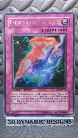 | Yugioh Exchange of the Spirit SP1-EN004 Ultra Rare Sneak Preview NM/LP 🔥 | - Image 1