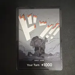 One Piece DON!! Card (Luffy and Ace) The Time of Battle OP16 Textured Foil NM/M - Image 1