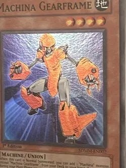 Yugioh Machina Gearframe SDMM-EN002 Super Rare 1st Edition LP Yu-Gi-Oh! - Image 2