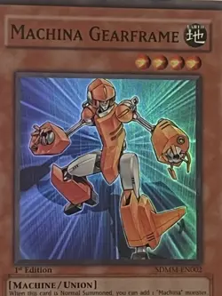 Yugioh Machina Gearframe SDMM-EN002 Super Rare 1st Edition LP Yu-Gi-Oh! - Image 3
