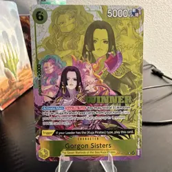 Bandai One Piece Card Game Gorgon Sisters OP14-105 UC Foil Winner - Image 1