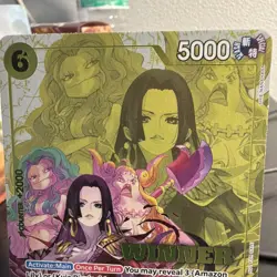 Bandai One Piece Card Game Gorgon Sisters OP14-105 UC Foil Winner - Image 3
