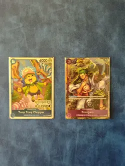 One Piece Zoro-Juurou OP05-067 RARE FRENCH PROMO Chopper Judge Foil - Image 1