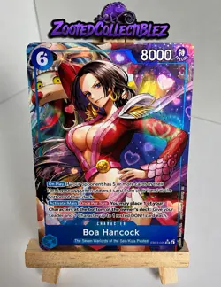 Boa Hancock EB03-026 Alt Art Foil ENG One Piece TCG NM - Image 1
