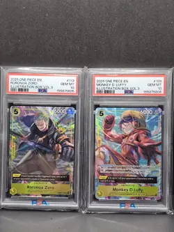 One Piece Illustration Box Vol 3 Monkey D Luffy And Roronoa Zoro Sequential Set - Image 1