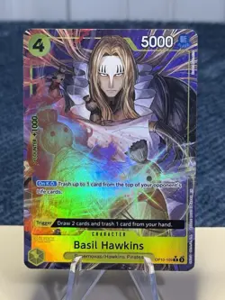 One Piece TCG - Basil Hawkins, OP10-109 Alt Art, PRB02 Set, ENG, NM - Image 1