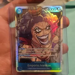 Bandai One Piece Card Game Emporio Ivankov ST12-010 SP Holo English 4000 - Image 1