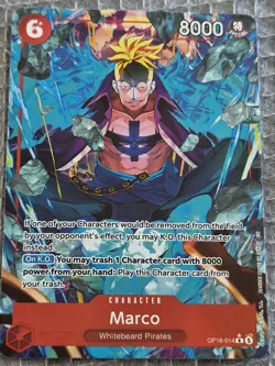 Marco OP16-014 A Time Of Battle Special Rare Alternate Alt Art Foil One Piece - Image 1