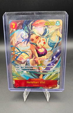Namco One Piece CCG Nefeltari Vivi OP04-118 Secret Rare Alt Art Foil 4000 - Image 1