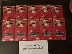 One Piece TCG: Carrying On His Will Sleeved Booster OP-13 English (LOT OF 10) - Image 2