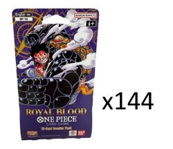 SLEEVED BOOSTER CASE! 144x Packs Royal Blood One Piece TCG OP-10 - Image 1