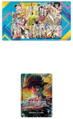 One Piece Card Game Official Playmat Limited Edition Vol.5 & Promo Card SHIPPED✅ - Image 1