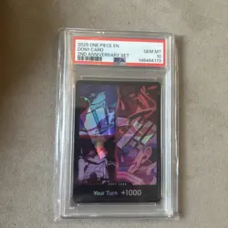 2025 ONE PIECE ENGLISH VERSION 2ND ANNIVERSARY SET DON!! CARD PSA 10 - Image 1