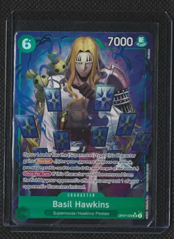 BASIL HAWKINS - One Piece OP07-029 - AA Alt Art Super Rare SR - 500 Years - Image 1