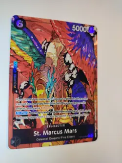 Bandai One Piece Card Game St. Marcus Mars OP13-091 Alt Art Special Foil 5000 6C - Image 2