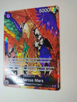 Bandai One Piece Card Game St. Marcus Mars OP13-091 Alt Art Special Foil 5000 6C - Image 3
