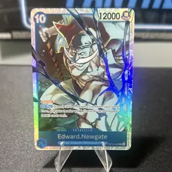 Bandai One Piece Card Game Edward Newgate OP13-042 Special Rare Foil Parallel - Image 1