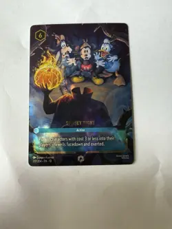Disney Lorcana Spooky Sight 237/204 enchanted Rare Sapphire Cost 6 2023 EN - Image 1