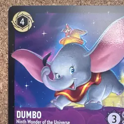 Disney Lorcana Dumbo Ninth Wonder of the Universe 45/204 Fabled Non Holo - Image 2
