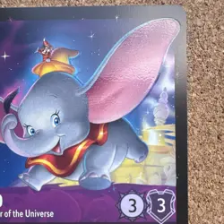 Disney Lorcana Dumbo Ninth Wonder of the Universe 45/204 Fabled Non Holo - Image 3
