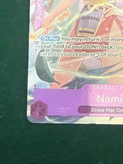 One Piece TCG Nami OP09-070 Promo (Gengar Nami AKA Zeus) - Image 4