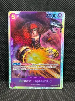 One Piece TCG Eustass"Captain"Kid OP05-074 SR Awakening of the New Era - Image 1