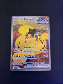 Iron Boulder ex 207/162 - Temporal Forces - Pokemon Card NM/M - Image 1