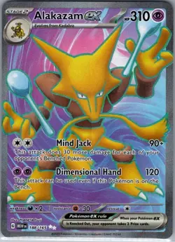 Alakazam ex 188/165 SV: Scarlet & Violet 151 - Pokemon Card - NM - Image 1